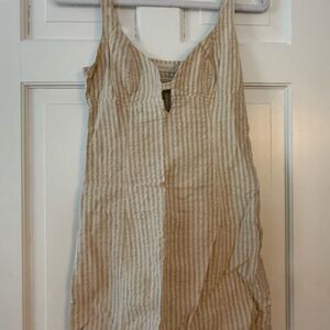 Urban Outfitters Beige Striped Top